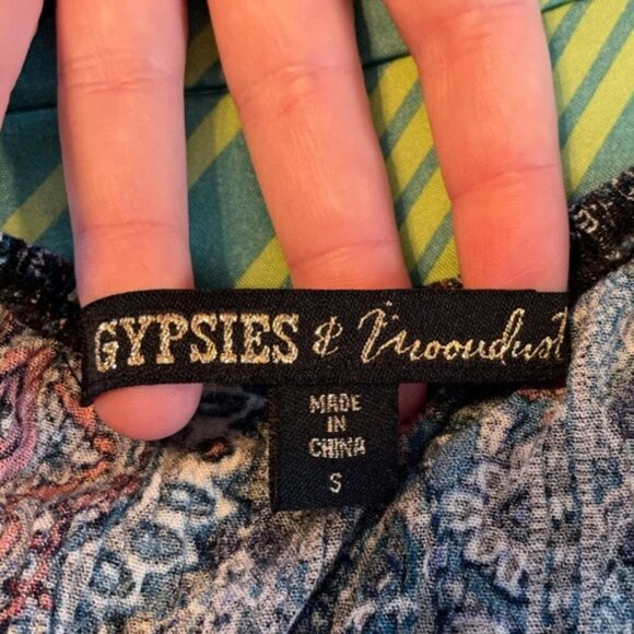 Gypsies & Moondust Lace Halter Tie Top Romper - Picture 5 of 10